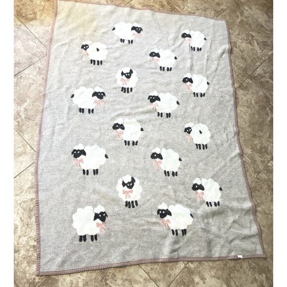 MORA “Son de Abrigo” Reversible Sheep Blanket – Made in Spain (Vintage) - Picture 4 of 8